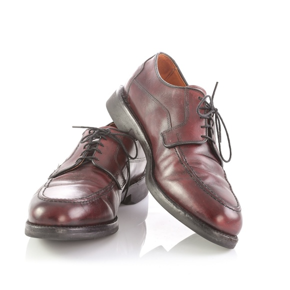Allen Edmonds Burgundy Leather Derby Dress Shoes main image 6